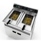 Preview: GASTRO ELEKTRO FRITEUSE 2X12L FRITTEUSE 2X9KW FÜR GASTRONOMIE