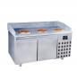 Preview: PIZZATISCH MIT 2 TÜREN 1550 mm Lang