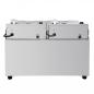 Preview: BUFFALO 2,9 KW DOPPEL FRITTEUSE MIT TIMER 2 x 8 Liter