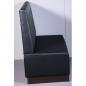 Preview: Gastro Luna Sitzbank schwarz 120 x 60 cm