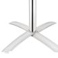 Preview: Bolero runder klappbarer Tisch Edelstahl 1 Bein 60cm