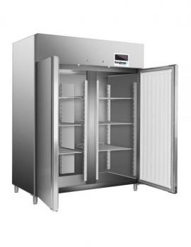 ECOLINE 1400 Gastro Edelstahl-Kühlschrank 2-türig GN 2/1 -1300 l