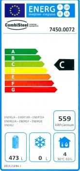 KÜHLSCHRANK RFS 1 TÜR Energieklasse C