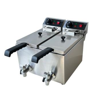GASTRO FRITTEUSE ELEKTRO TISCHFRITEUSE 2X4 LITER 2 x 3.3kW