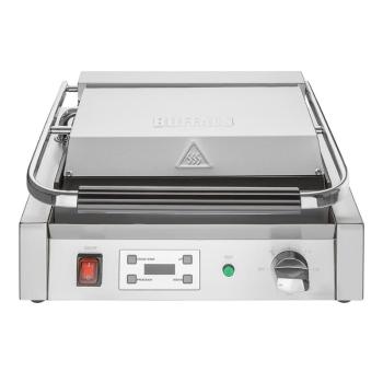 Preview: Buffalo extra großer Kontaktgrill mit gerippter und flacher Platte