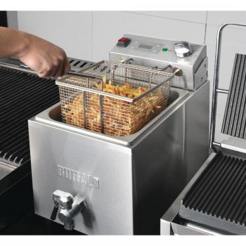 Buffalo 2,9kW Tischmodell Fritteuse mit Timer 8L