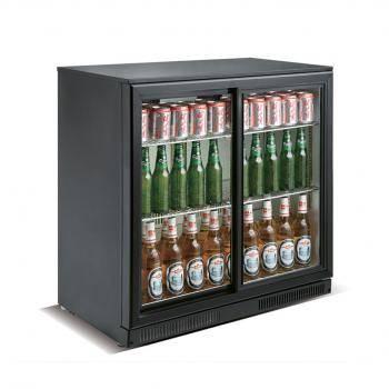 Bar Kühlschrank 228L mit Glasschiebetüren