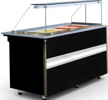 Bain - Marie Heiße Theke GASTROLINE BEMAR 1500 mm Lang IGLOO