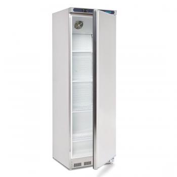 Polar Kühlschrank Edelstahl 400L