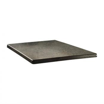 Topalit Classic Line viereckige Tischplatte Beton 70cm