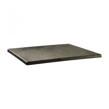 Topalit Classic Line rechteckige Tischplatte Beton 120 x 80cm