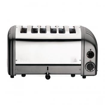 Dualit Toaster 60156 grau 6 Schlitze