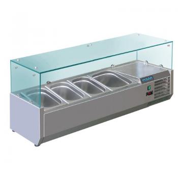 Polar Aufsatzkühlvitrine für 3x GN1/3 + 1x GN1/2