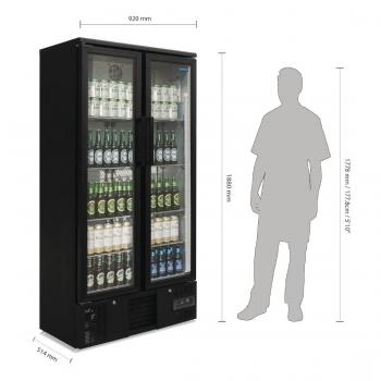 Polar Kühlschrank 490 Liter zweitürig Getränkekühlschrank