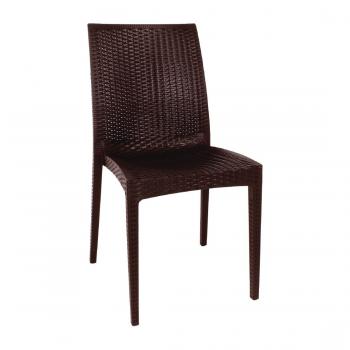 Bolero Rattanstühle braun 4 Stück