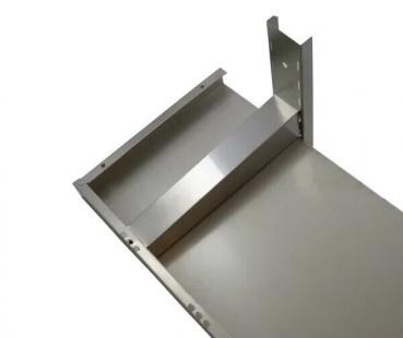 WANDREGALE 2 Boden, 100x30 Wandbord Edelstahl verstärkt Gastro Küchen 2 Etage