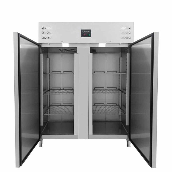 Gastronomie Kühlschrank 1400 / 2-türig GN 2/1 - Monoblock