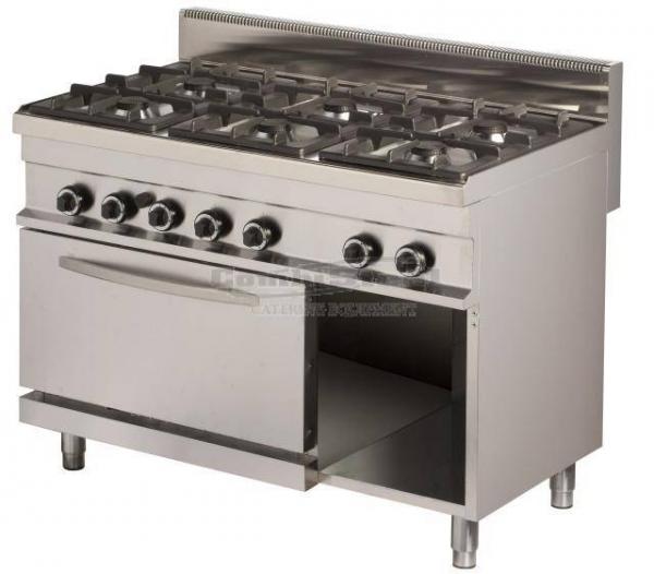 BASE 700 GASHERD 6 Brenner MIT GASBACKOFEN