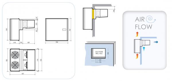 TIEFKÜHLAGGREGATE HUCKEPACK 6,3-9,8 M3