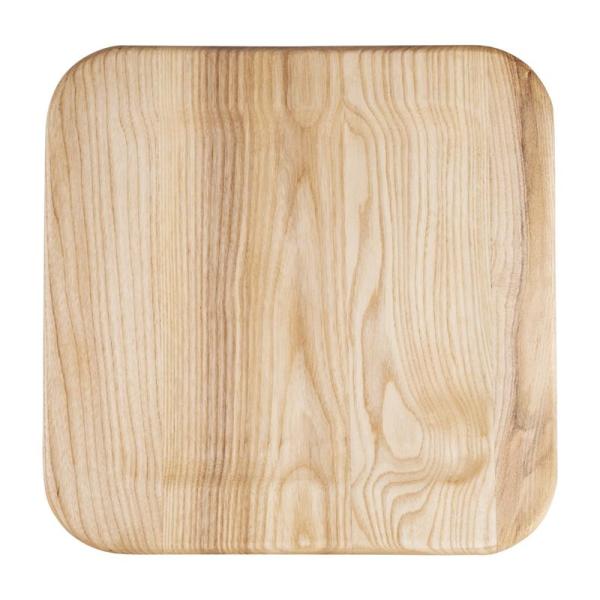Bolero hoher Hocker aus verzinktem Stahl mit Holzsitz (4 Stück)
