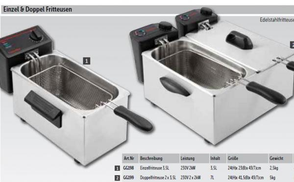 Caterlite Fritteuse 3,5L