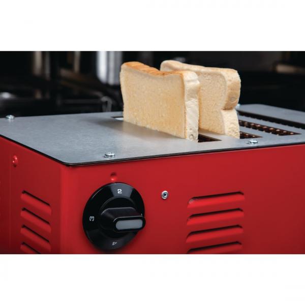 Rowlett Regent Toaster 4ATTR-131 - 4 Schlitze rot