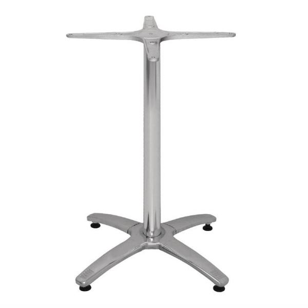 BOLERO TISCHFUSS MIT FUSSKREUZ ALUMINIUM 68CM HOCH