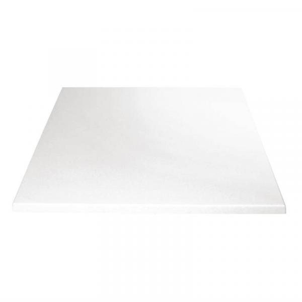 Bolero viereckige Tischplatte weiß 70cm
