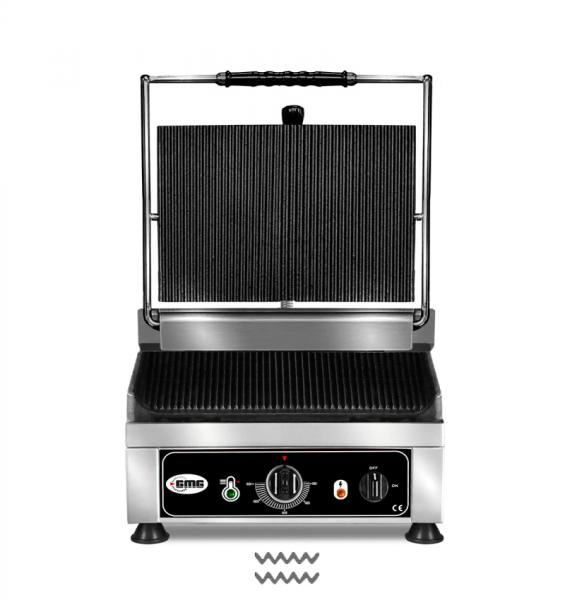 GMG Elektro Kontaktgrill oben und unten gerillt 41 x 50 x 30 cm Toastmaschine