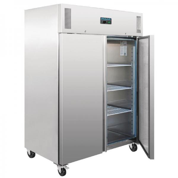 Polar Kühlschrank Edelstahl 1300L