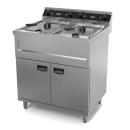 Elektro Doppel Fritteuse für 12 + 12 Liter 400V für Gastronomie
